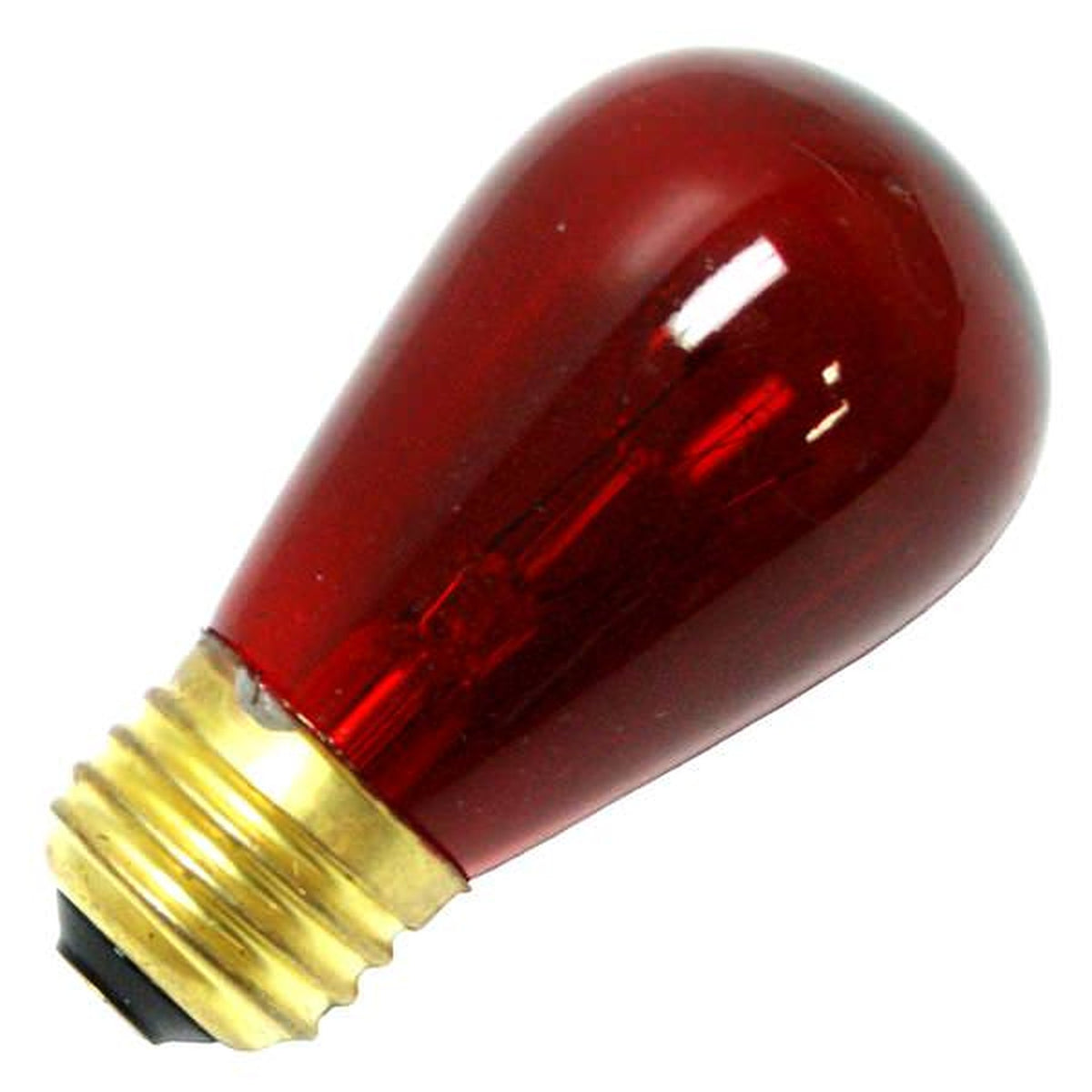 11S14/TR/130V/E26 11W S14 Trns Red 130V