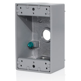 1GM53-GY Weatherproof Box 1-GANG Gray