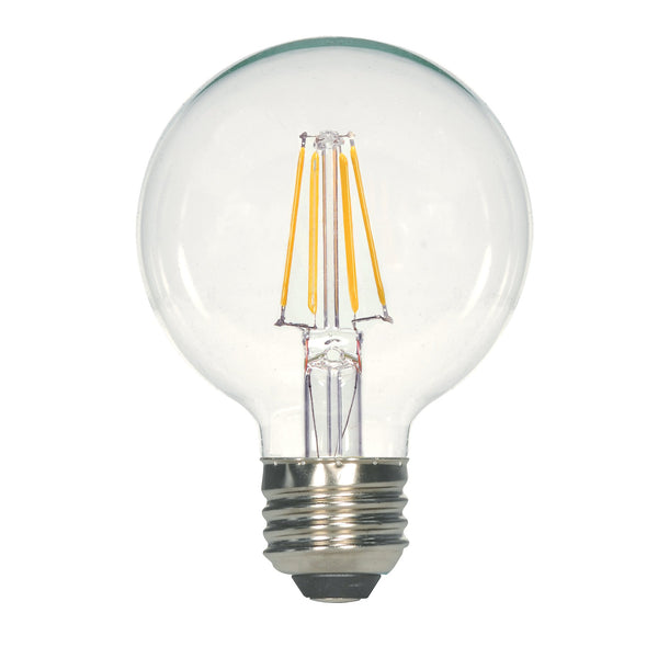 4.5G25CLEDE2640K120V LED G25 4.5W 40K Clr E26 Dim