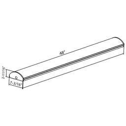 LED-4FT-WRAP-71932A LED 4FT Wrap 40W 40K UNV