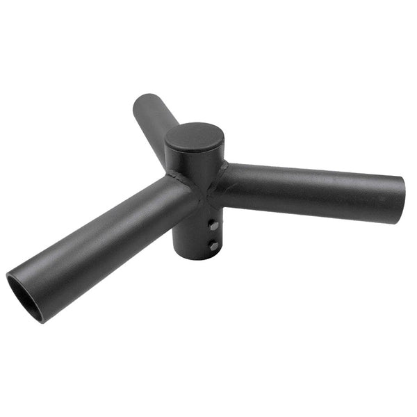 79957-3-TENON-MOUNT Rnd Pole 3X Tenon Mount Brnz