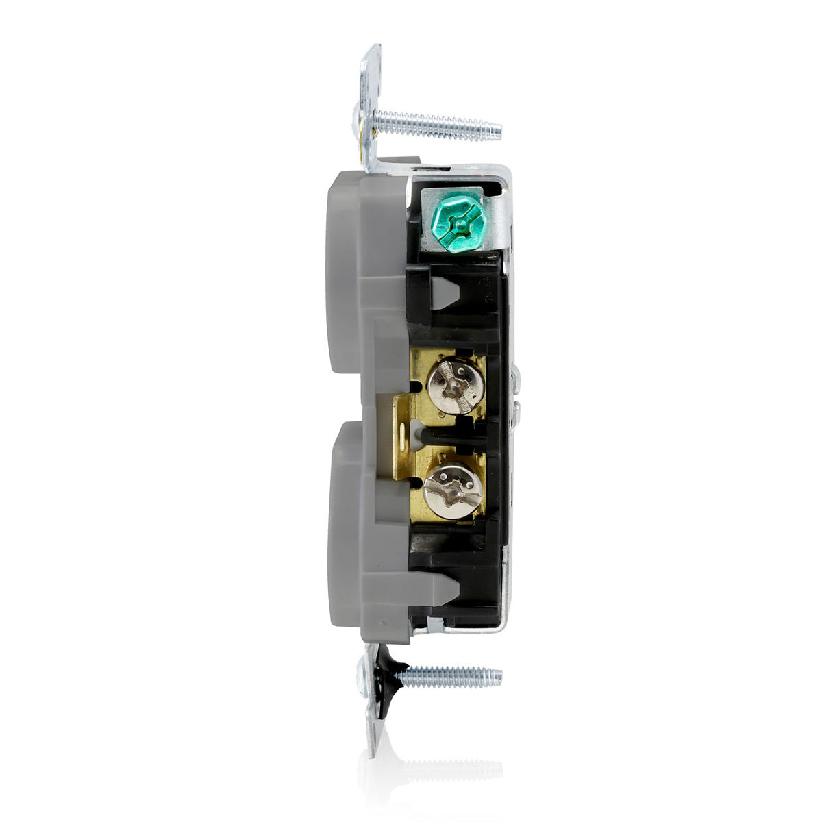 CR20-GY 2X Outlet 125V 20A 2P/3W Gray