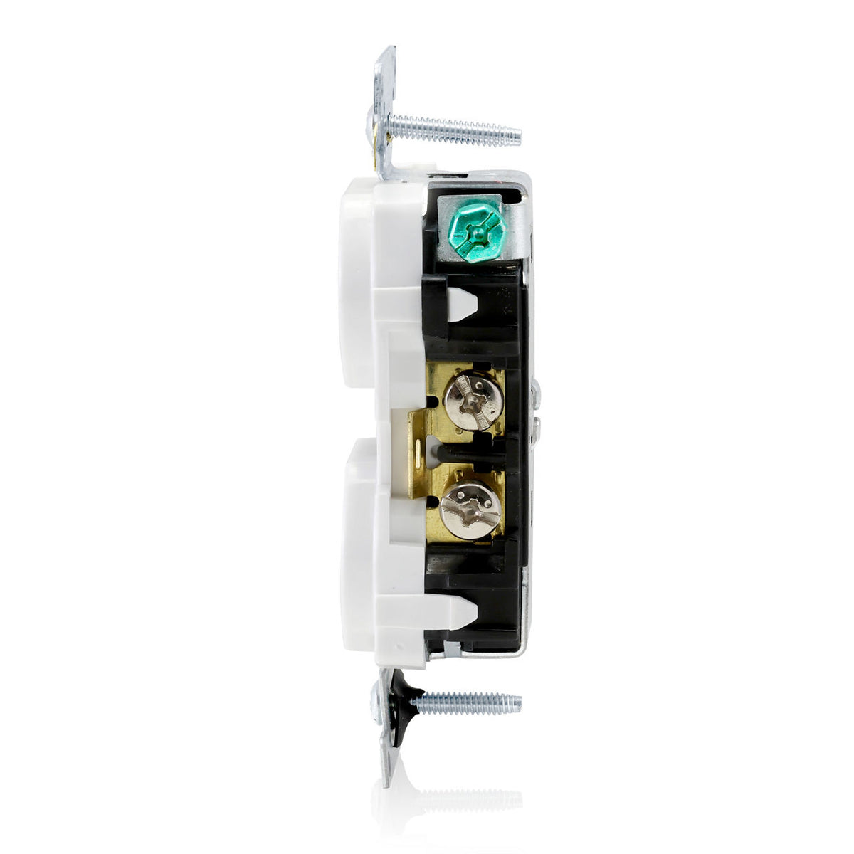 CR20-W 2X Outlet 125V 20A Wht