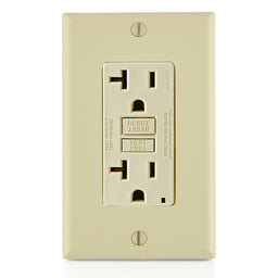 GFNT2-I 2X Outlet 125V 20A Gfci Ivory