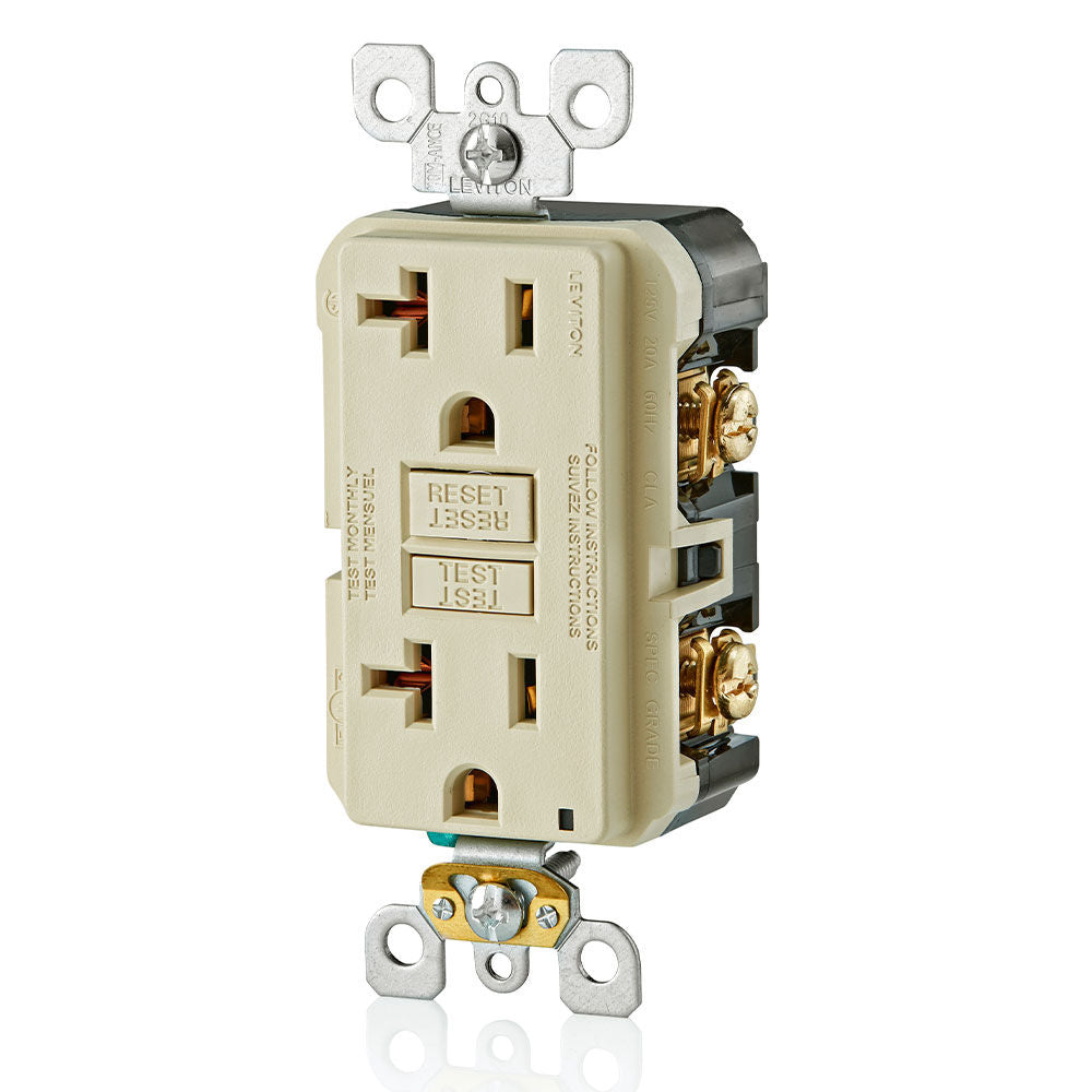 GFNT2-I 2X Outlet 125V 20A Gfci Ivory