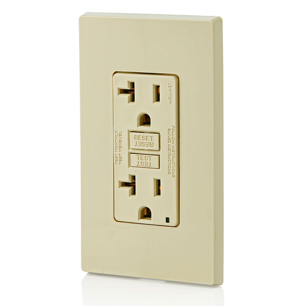 GFNT2-I 2X Outlet 125V 20A Gfci Ivory