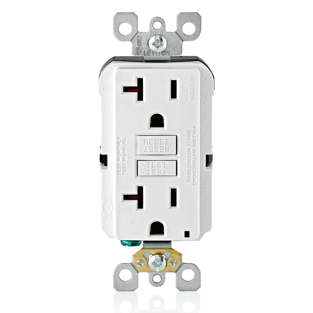 GFNT2-W 2X Outlet 125V 20A Gfci White
