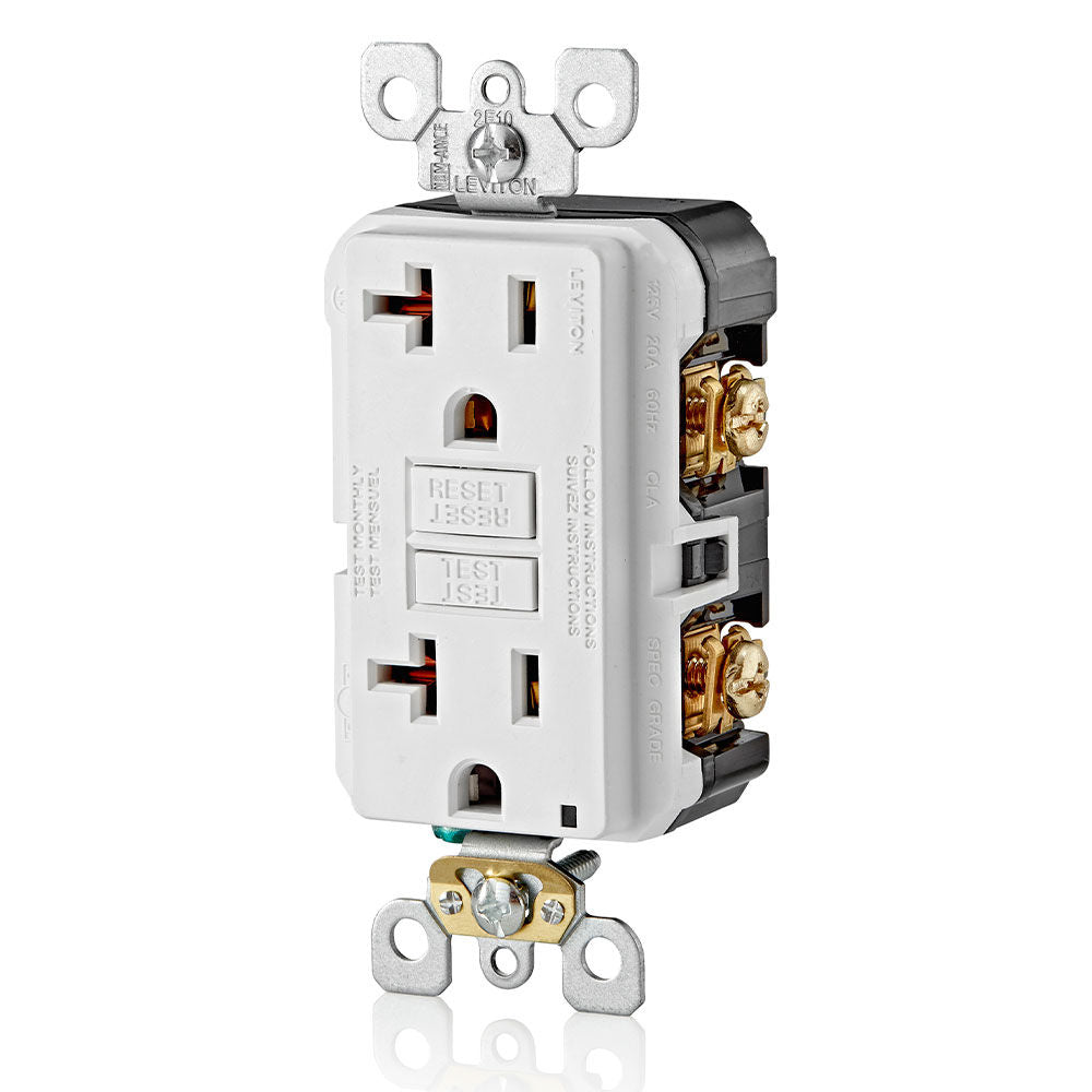 GFNT2-W 2X Outlet 125V 20A Gfci White