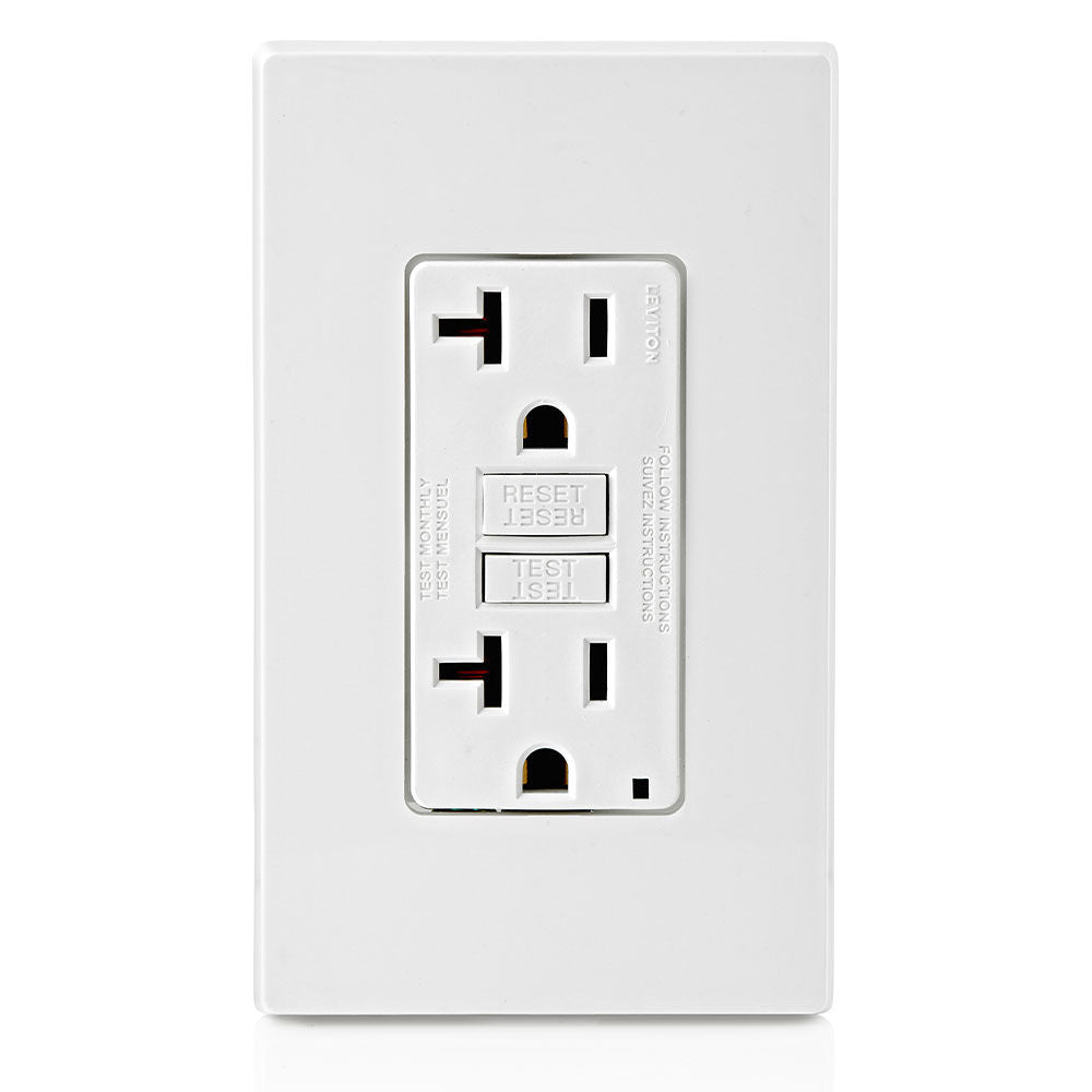 GFNT2-W 2X Outlet 125V 20A Gfci White
