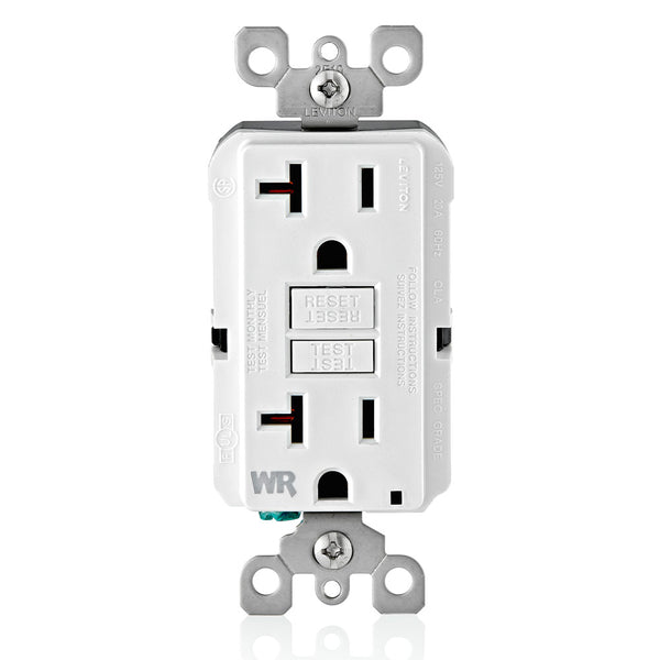 GFWR2-W 2X Outlet 125V 20A Wet Wht