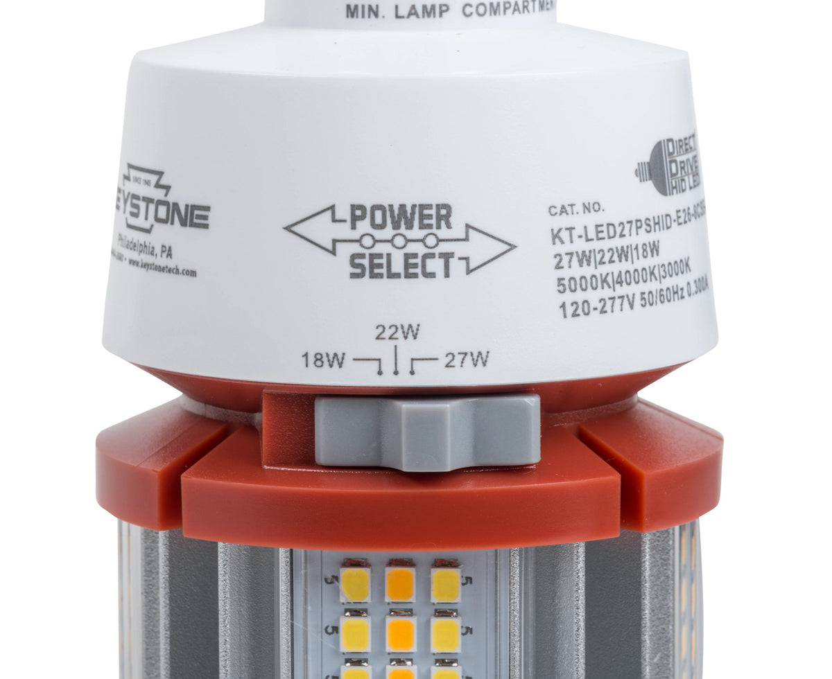 KTLED27PSHIDE268CSBD LED Omni W/k-Slct UNV E26