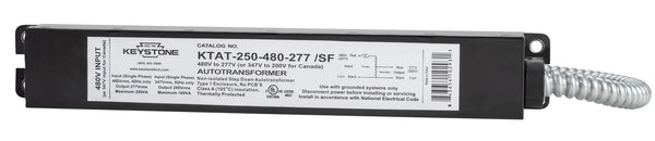 KTAT-250-480-277 /SF Step Dwn Xfrmr 480V To 277V