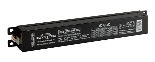 KTEB-228HE-UV-PS-SL Blst 9.5" 1/2LT T5 28W UNV He