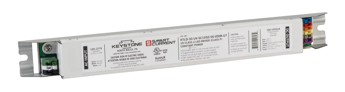 KTLD30UVSC105056VDU7 LED Prgm Drvr 30W UNV Dim