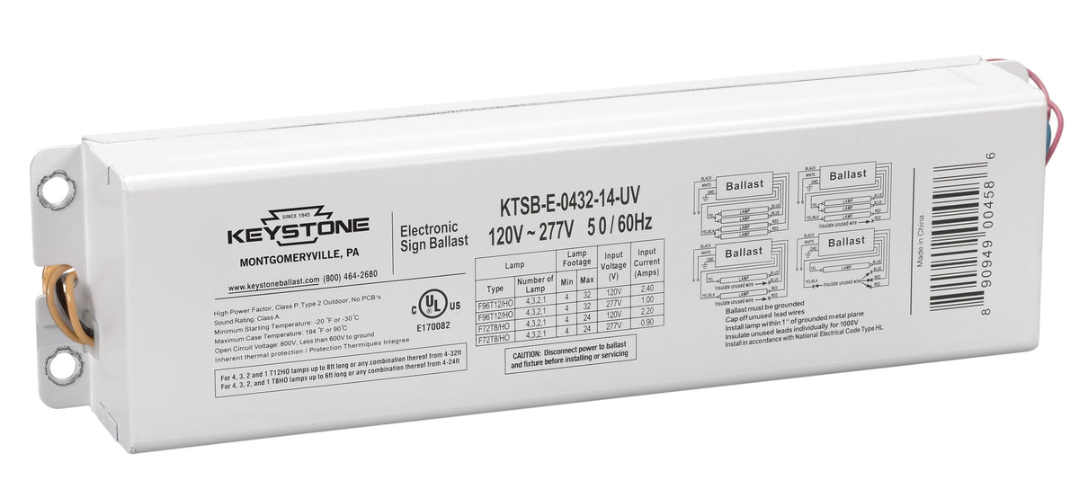 KTSB-E-0432-14-UV Key Elect 4-32FT 1-4L Multvlt