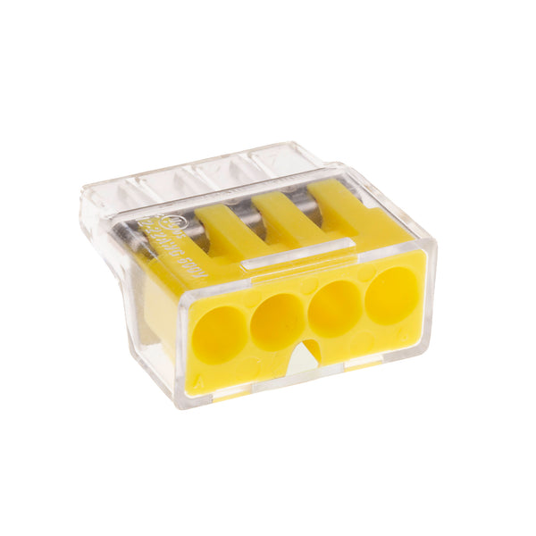 PIWC-4-C (75PCS) Push-In Wire Connect 4-WIRE