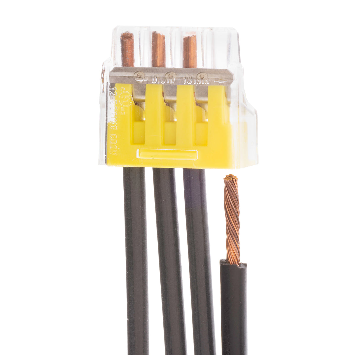 PIWC-4-C (75PCS) Push-In Wire Connect 4-WIRE