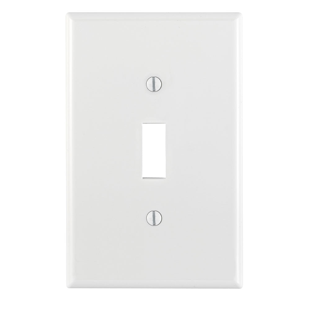 PJ1-W Wallplate 1-GANG/1-TOGGLE