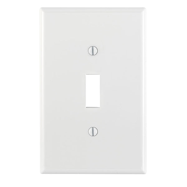 PJ1-W Wallplate 1-GANG/1-TOGGLE