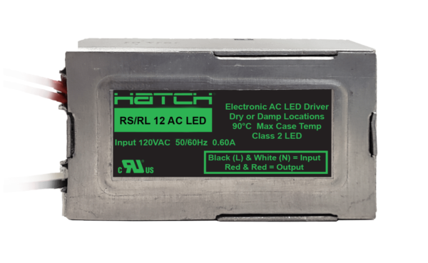 RL12-60M-LED-277 LED Drvr 60W 277V-IN 12V-OUT