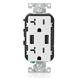 T5832-W 2X Outlet 2X Usb-A 125V 20A Wt