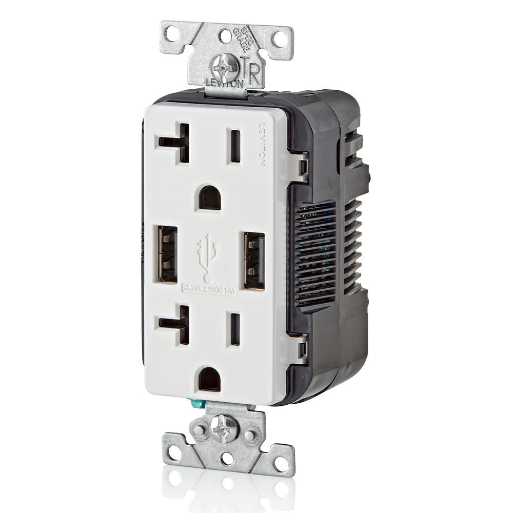 T5832-W 2X Outlet 2X Usb-A 125V 20A Wt