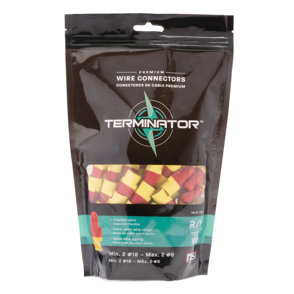 TM-RY-100P Wire Connect Red/ylw 100PK