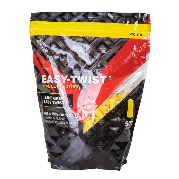 WC-Y-B (14032) (Bag Yellow Wire NUT/500 Per Bag