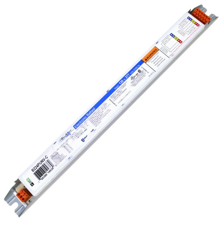 B-224-PUNV-C (1/10PK Ult.elec 2LT F24T5HO Prs UNV