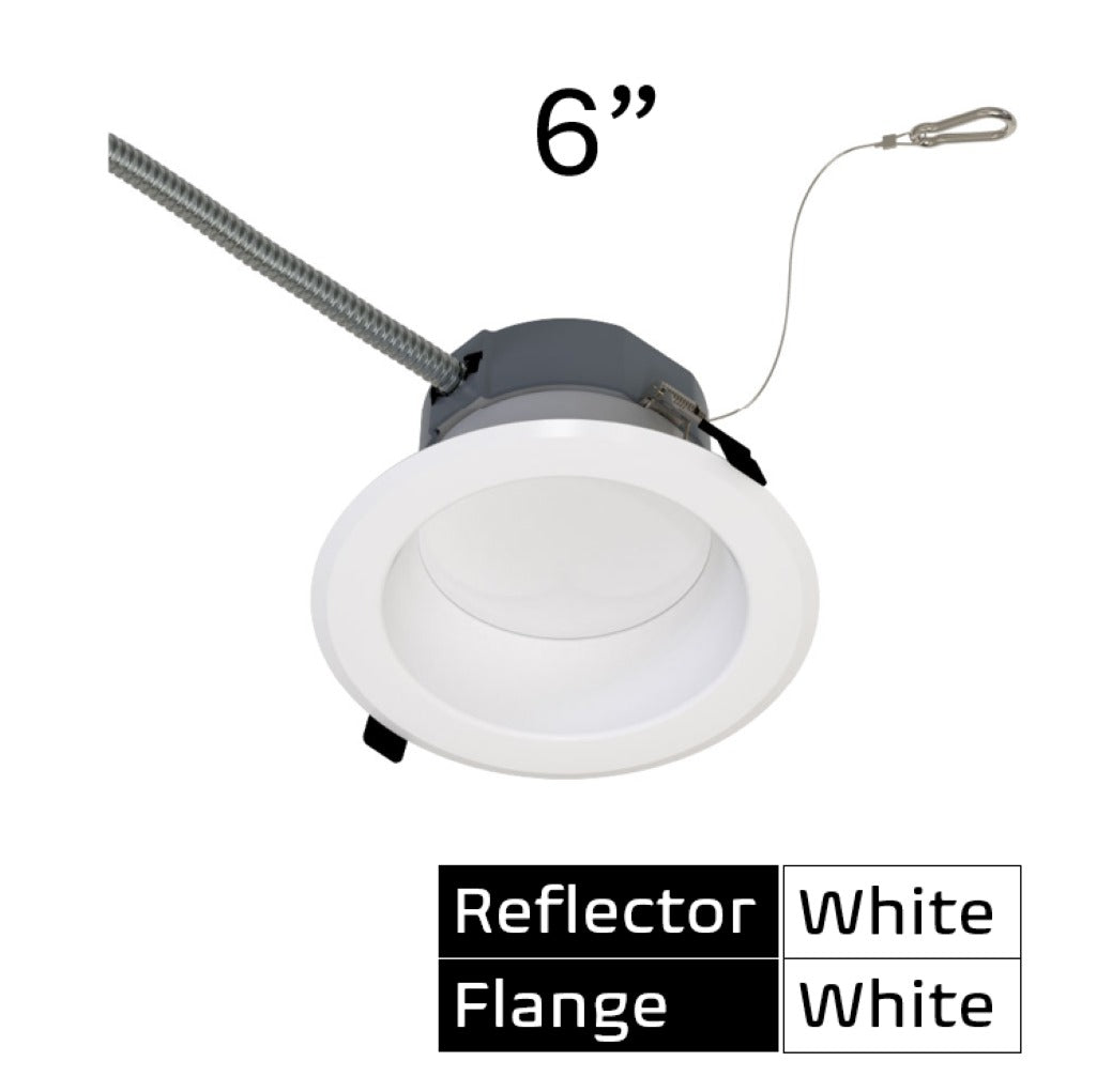 CDL-6-LS-CS-WH-DDV LED 6" Dwnlt W/k-Slct UNV Dim