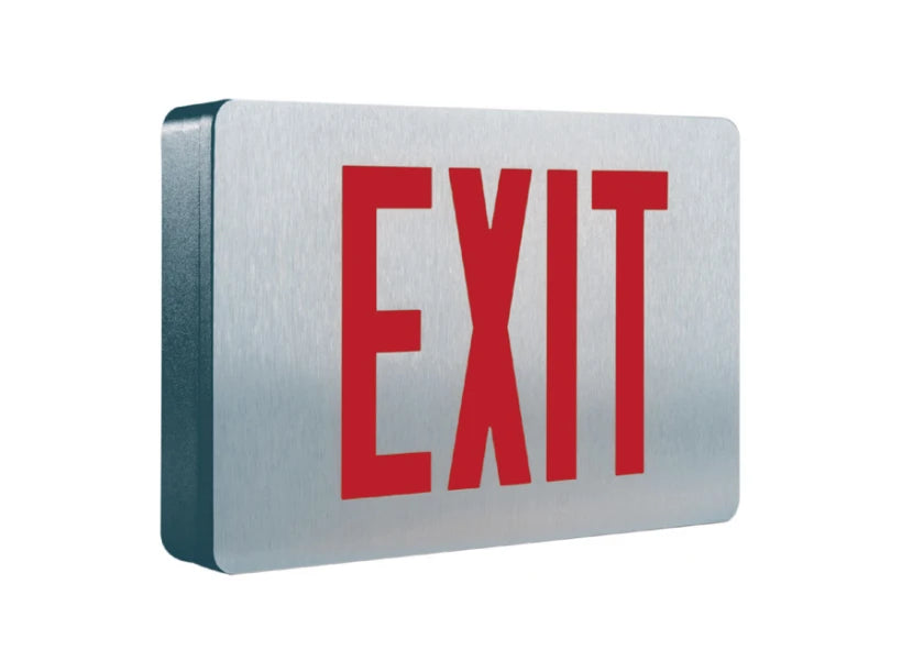 CX62BK LED Exit 2SIDE Ac-Only UNV Blk