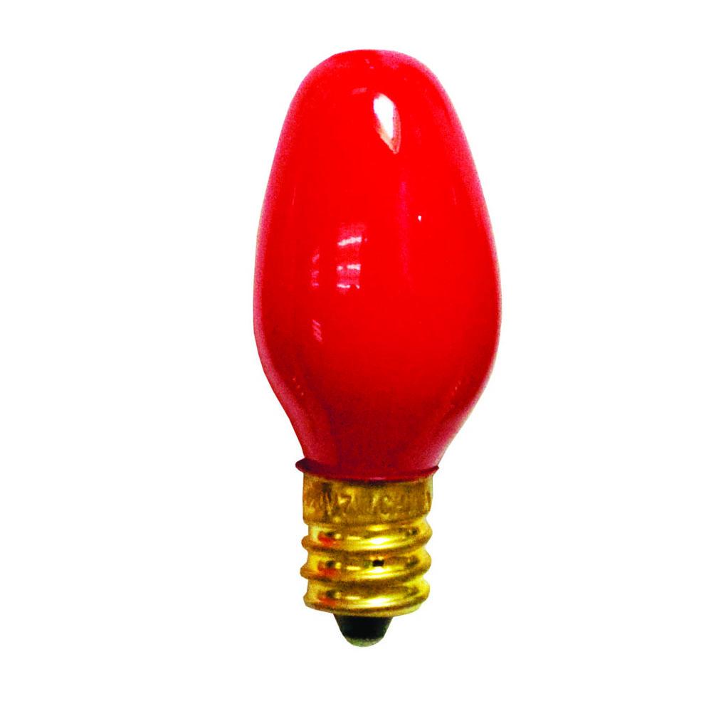 7C7/CR/120V.BLBR (709707)7W C7 Ceramic Red 120V