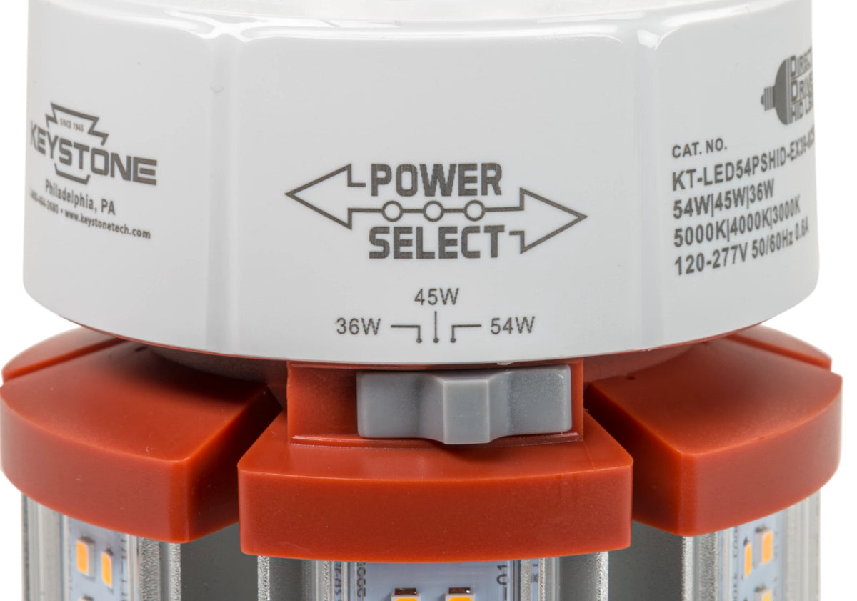 Keystone KT-LED54PSHID-EX39-8CSB-D power select label detail