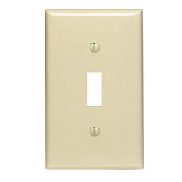 LEVITON-80701-I 1-GANG Toggle Wallplate Ivory