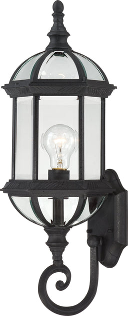 60-4973 Wall Lantern 1LT 120V E26 Blk