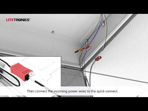 RP39UQT450DLPA LED 2X4 Retro 39W 50K UNV Dim installation video