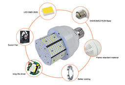 CE26WS50KSTUBD2 LED Stub Corn W-Slct 50K UNV